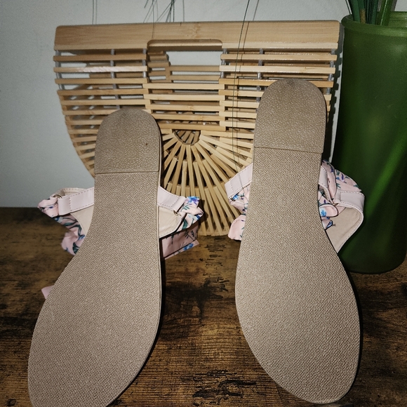 Wrap Around Blush Pink Sandals - Picture 3 of 3